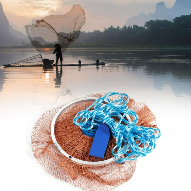 Outdoor Nylon Fishing Mesh Net For Bait Fish - Hand Cast Fishing Net 