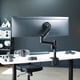 thumbnail image 2 of Brazo de Monitor de Aluminio Vivo Negro para Monitores Ultra Anchos 49 Pulgadas con Soporte USB y Aj, 2 of 9