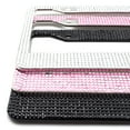 thumbnail image 4 of SPRING PARK Stainless Steel Rhinestones Glittering Car Auto License Plate Frame Tag Cover, 4 of 5