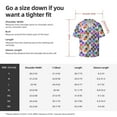 thumbnail image 5 of Susaid Sea animals Collage Print Men's Polo Shirts Button Down Short Sleeve Casual Summer Beach Vintage Shirts for Men-3X-Large, 5 of 5