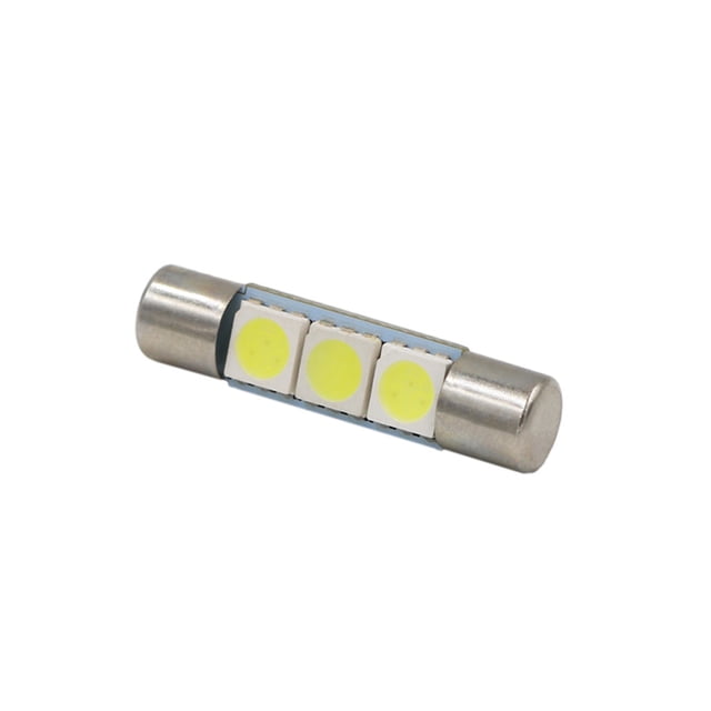 Kenally Luz de techo de coche de PVC, reemplazo portátil de 3W 12V, lámpara de lectura de vehículo automotriz Universal, componente de herramienta de Bombillas para automóviles Kenally VI018374-00