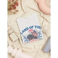 thumbnail image 3 of Land Of The Free T-Shirt Women -Image by Shutterstock, Female Large, 3 of 4
