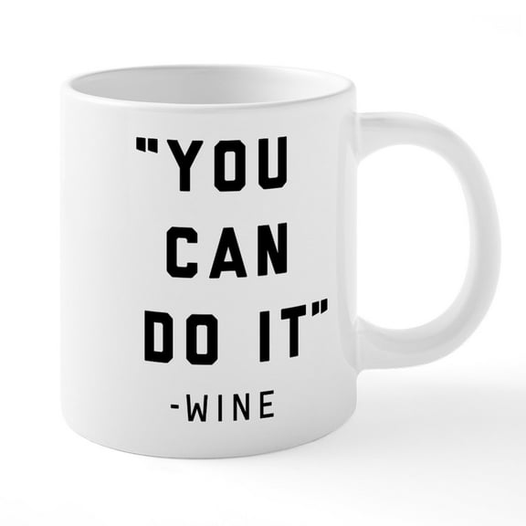CafePress - You Can Do It - 20 Oz White Ceramic Mega Mug