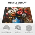 thumbnail image 3 of Yiaed Elegant Floral Vase Painting Print Highly Absorbent Microfiber Kitchen Counter Mat, Dish Drying Pad for Dishes, Utensils, Pots and Pans, Large 18" x 24", 3 of 7