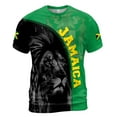 thumbnail image 2 of Personalized Name Jamaica Lion Flag Coat of Arms Patriotic 3D T-Shirt S-5XL, 2 of 4