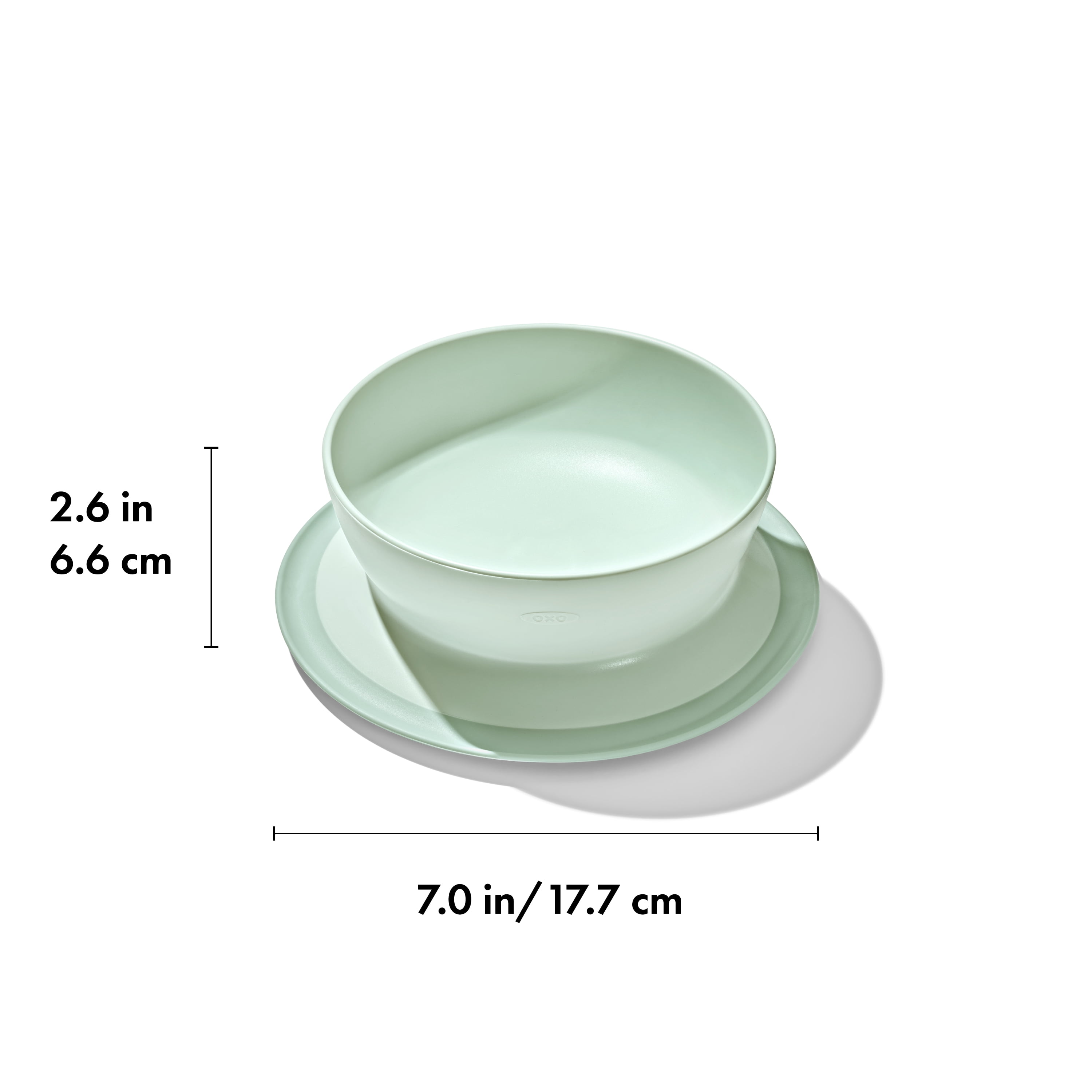 OXO Tot Baby and Toddler Stick and Stay Suction Bowl for 6+ Months - Opal