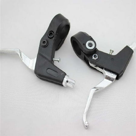 Hand Brake Lever - 1 Pair MTB Road Bike Handle, Aluminium Alloy Hand Brake Lever Caliper Gear Levers Universal