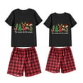 thumbnail image 3 of Conjuntos de pijamas de pareja de Navidad, ropa de dormir corta, Feliz Navidad a mi otro medio adulto, 3 of 3