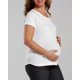 thumbnail image 1 of Camiseta premamá de punto fino de mujer BLANCO M LAT 3509, 1 of 1
