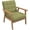 Green (Twelve Grid), variant on Accent Chair Set of 2, Mid-Century Modern Living Room Chairs with Solid Wood Frame & Soft Thicken Cushion, Upholstered Arm Reading Chair for Bedroom, Balcony, Beige Linen Fabric & Natural Legs