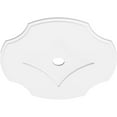 thumbnail image 2 of 30"OD x 3"ID x 10 1/2"C x 1"P Percival Architectural Grade PVC Contemporary Ceiling Medallion, 2 of 11