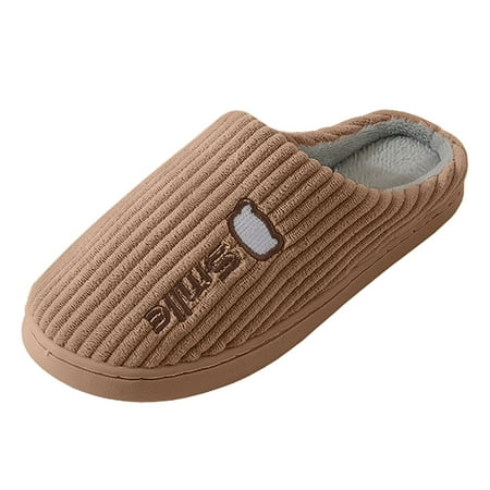 

Cartoon Non-Slip Soft Bottom Slippers Women Winter Home Embroidered Cotton Slides Slippers Casual Home Shoes