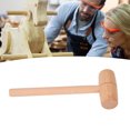 thumbnail image 1 of 2 UDS MAZO PARA TALAR MADERA MAZO DE MADERA MARTILLO PARA HIELO MANUAL MARTILLO DE MADERA MULTIUSOS PARA FÁBRICAS INSTALACIÓN DE MUDESBLES TALLADO EN COPTINTERÍA, 1 of 7