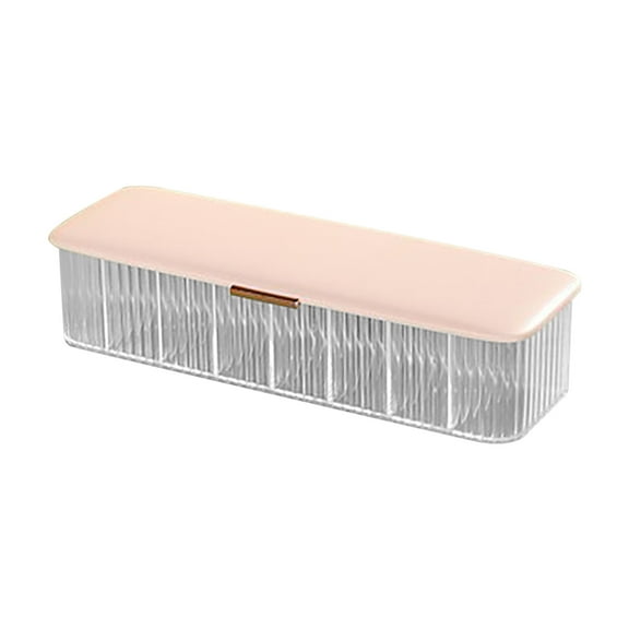 Bdday Plastic Cable Organizer Box with Lid and 8 Compartment, Large Cord Management Storage Case, Electronics Accessories Organizer for Home Office Desk, Drawer, Phone Charger, Wires