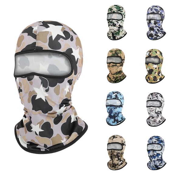 ibiyuan Balaclava Mask Unisex UPF 50 Adult Sun Protective Scarf Breathable Lightweight UV Blocking Headwear Durable Accessory for All Outdoor Sports