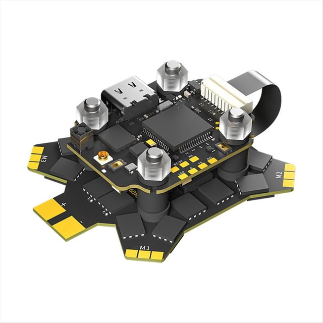 Borg 5S FPV Stack Borg 5S Flight Controller Built-in ELRS 2.4GHz Receiver Borg 60R ESC 4-8S 20x20 for FPV Racing Parts