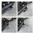 thumbnail image 5 of ZPAQI Metal Footrest Pedals Foldable Footrests Compact Folding Foot Pegs for, 5 of 17