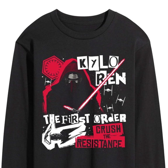 Star Wars - Kylo Ren Zine - Men's Long Sleeve Graphic T-Shirt