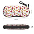 thumbnail image 2 of Bingfone Tulips Flowers Print Sunglasses Case Portable Travel Zipper Eyeglasses Case With Hook, 2 of 6