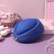 thumbnail image 2 of Gorro de azafata de lana para mujer, ideal para disfraz, cosplay y actuaciones musicales, talla M (azul rey)., 2 of 6