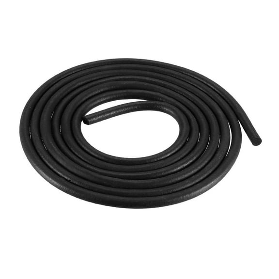 Unique Bargains Foam Seal Strip 3mm Dia 1 Meter Long Foam Rubber Seal Weather Strip Black