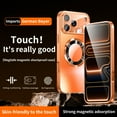 thumbnail image 2 of For iPhone 17 Pro Max Case Metallic Glass Magnetic Wireless Charging Lens Cover Shockproof Design Compatible with iPhone 16 15 14 13, 2 of 7