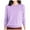 Light Purple, variant on Women's Casual Loose Fit Zip Hoodie Cotton Sweat Shirts for Grandma Knitted Pullover Sweater Lightweight Men over Different Outfits Top for Fall Winter Mens Hunting Quarter Zip Long Sleeve