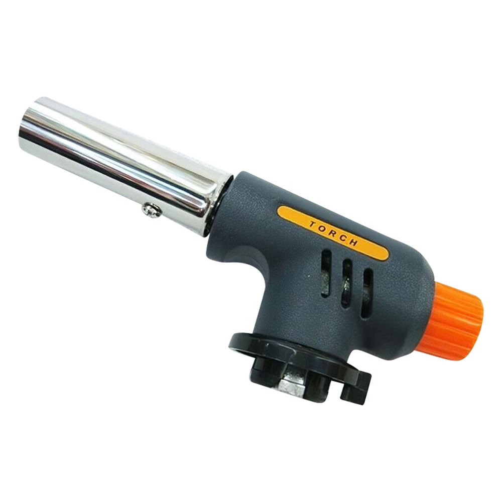 Butane Torch Blow Torch Welding with 360 Degree Rotatable Design and Safety Lock for BBQ Creme