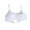 White, variant on Popfeel Teen Girls Underwear Soft Padded Cotton Breathable Bra,8-18Y
