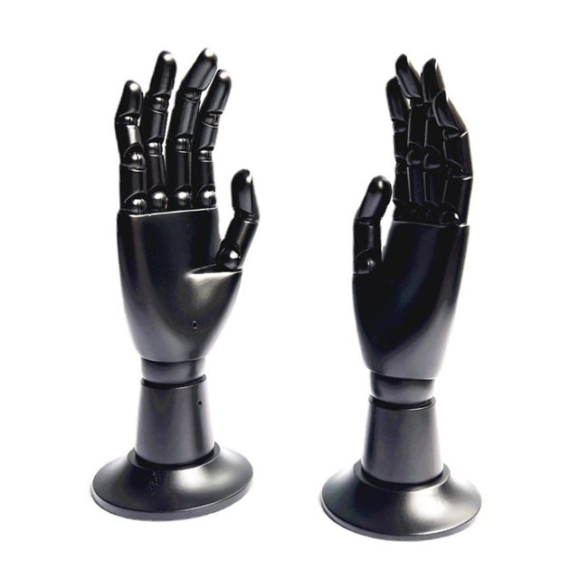 2x Maniquí de Mano Modelo Manos Maniquí para Soportes de Exhibición de Joyería de Zulema Modelos de maniquí