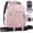 Pink(L, 15.6in), variant on RAINSMORE Professional Camera Backpack Raincap for DSLR SLR Mirrorless Cameras, Waterproof Camera Case with 14 Inch Laptop Compartment & Tripod Holder, Black