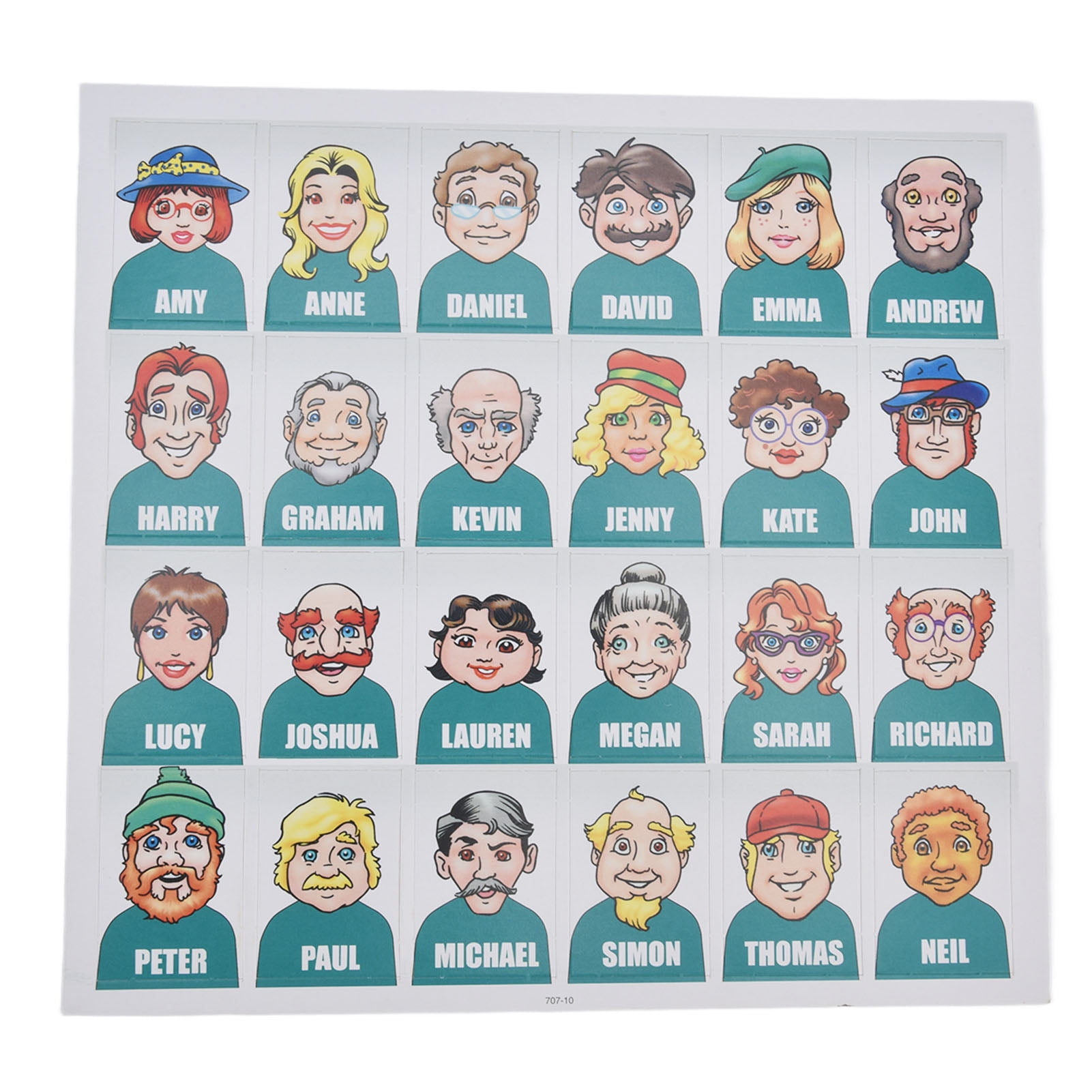 Printable Guess New Guess Who Game Characters Nightmare Before