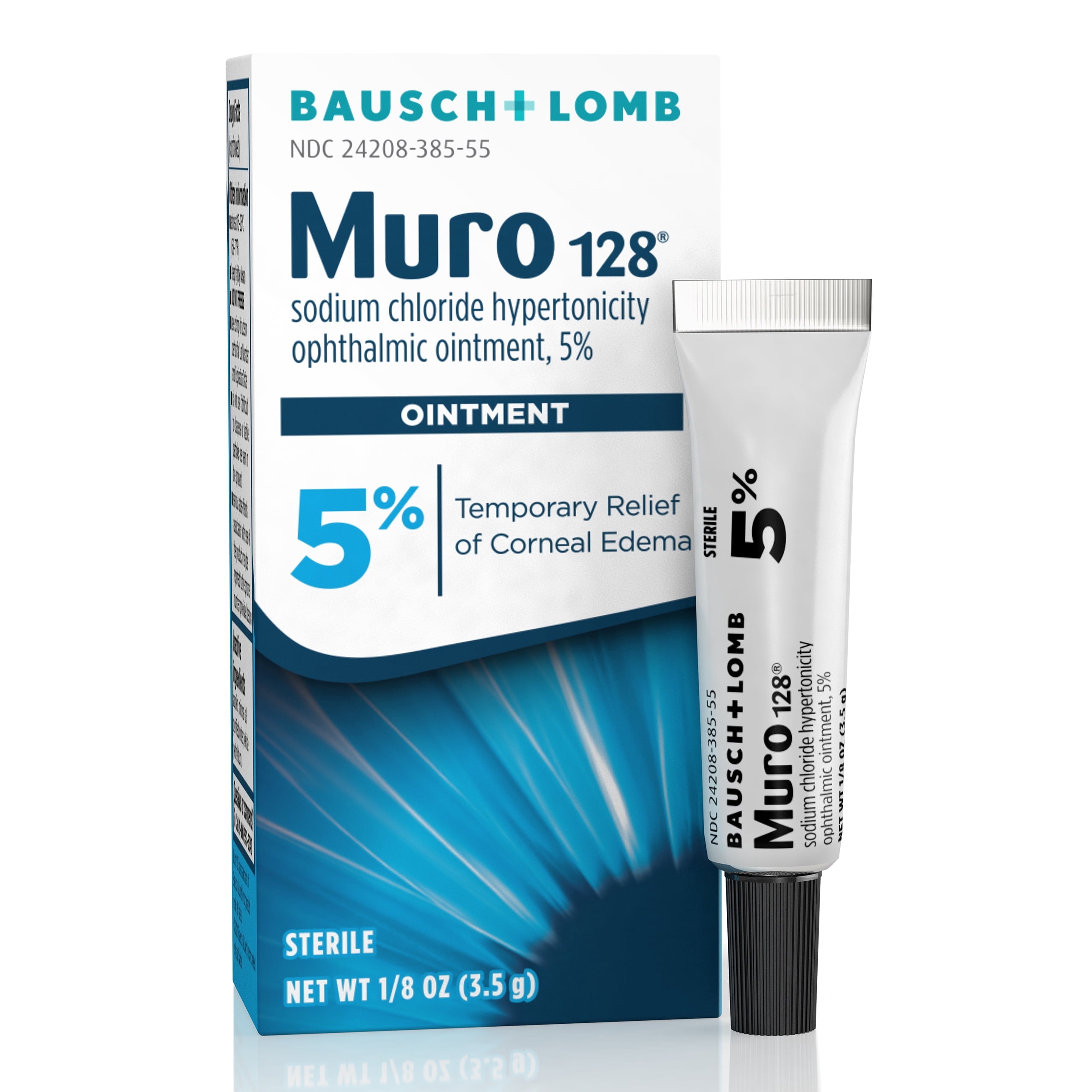 Bausch & Lomb Muro 128 5% Ointment 3.50 g HSA/FSA Eligible 