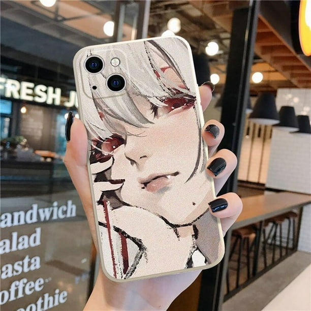 Funda de silicona a prueba de golpes para iphone, carcasa con dibujos de chicas japonesas de anime para iphone 14 13 pro max 11 12 mini 8 plus 7 se2 se3 6s xr xs x Fivean unisex