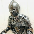 thumbnail image 2 of Wall Toilet Paper Holders Medieval Statue Knight Toilet Paper Dispenser Vintage Roll Paper Stand for Bathroom Toilet, 2 of 12