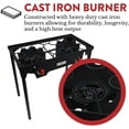 thumbnail image 4 of GasOne Two Burner Propane Camp Stove with Cover Outdoor High Pressure Propane Double Burner, 4 of 6