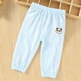 thumbnail image 2 of WRKEKC Boys and Girls Ribbed Knit Jogger Pants Elastic Waist Printed Casual Soft Trousers for Baby 6 Months-3 Years, 2 of 9