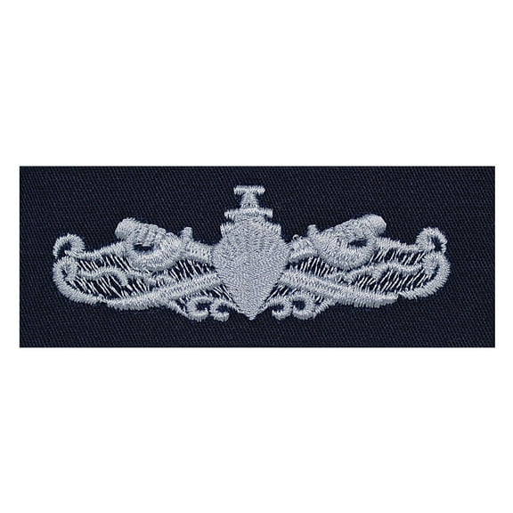 Navy Surface Warfare Enlisted Sew-On Embroidered Badge - Coverall