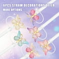 thumbnail image 7 of Stanley Straw Cover, 6PCS Glitter Straw Cover Cap for Stanley Cup, Reusable Straw Toppers Cute Funny Stanley Cup Accessories Compatible with 10mm Straw, 7 of 7