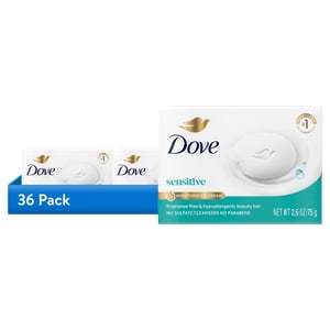 Dove Beauty Bar Sensitive Skin Fragrance Free 36-Pack