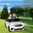 thumbnail image 2 of Kids Ride On Car with Remote, Licensed Land Rover Kids Electric Car, Ride On Toys for Kids 3-8 with Mp3 Player, Rocking, Pull Rod, White, 2 of 8