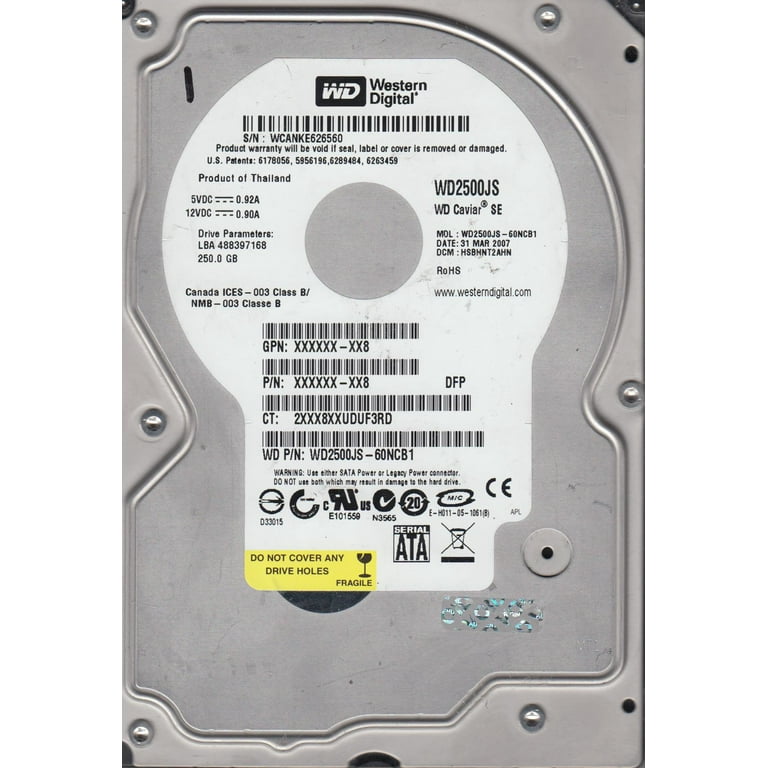 Western shop digital wd2500js