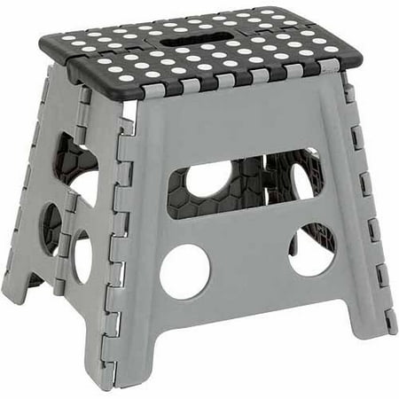 Honey Can Do Folding Step Stool, Gray Image 1 of 2