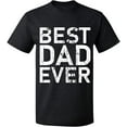 thumbnail image 2 of OXI T-Shirt - Best Dad Ever, Basic Casual T-Shirt for Men's and Women Fleece T-Shirt Short Sleeve - Dark Heather Small, 2 of 3