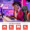 thumbnail image 4 of Silla Gamer/escritorio Ergonómica Reclinable Negro-rojo, 4 of 6
