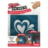 Zip Screens Small Heart Screen Print