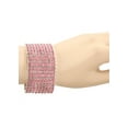 thumbnail image 2 of Falari Rhinestone Crystal Stretch Bracelet Sparkle Wedding, 2 of 3