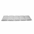 thumbnail image 2 of Grey Floor Pillow Lounger Cover, Spherical Disc Shaped Internal Pitch Bowls Spiral Mesh Hoop Concept Design Print, Nap Mat Printed Fabric Case for 5 Pillows, 88" x 27", White Gainsboro, by Ambesonne, 2 of 5
