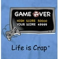 thumbnail image 2 of Game Over Video Gamer Nerdy Geeky Plus Size Crewneck Graphic Tee Shirt Brisco Brands 2X, 2 of 5