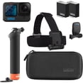 thumbnail image 1 of Camara GoPro HERO11 Paquete de Accesorios Negros Incluye batería Extra Enduro 2 en Total Mango Agarre Flotante Correa para la Cabeza Clip rápido Funda de Transporte, 1 of 5